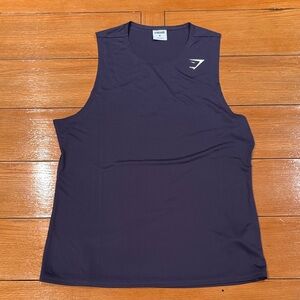 Gymshark Men's Dark Blue Sleeveless